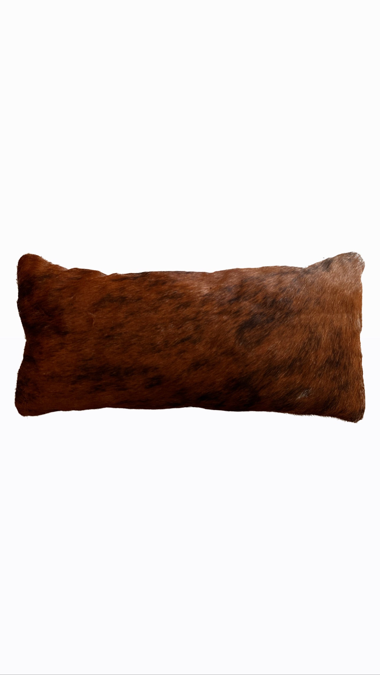 Funda cojín decorativo de piel con pelo doble vista